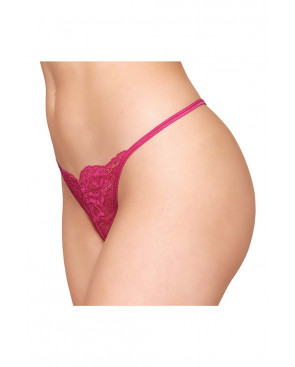 String ficelle rouge avec chaine strass - DG1497BEE