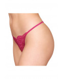 String ficelle rouge avec chaine strass - DG1497BEE