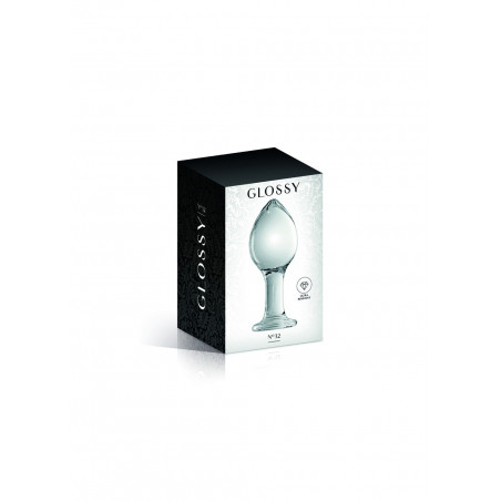 Plug anal boule en verre transparent n°32 Glossy - CC5320772020