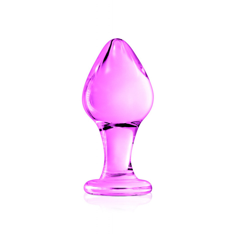 Plug anal boule en verre rose  n°31 Glossy - CC532071050