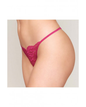 String ficelle rouge avec chaine strass - DG1497BEE