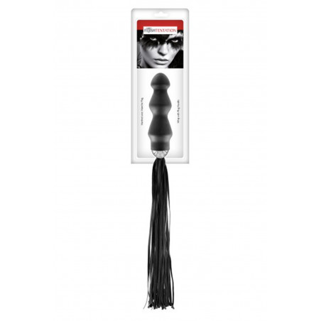 Martinet avec manche plug anal noir Fetish Tentation - CC570401