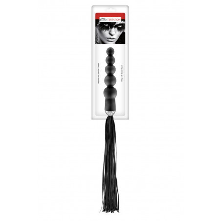 Martinet avec manche chapelet anal noir Fetish Tentation - CC570402