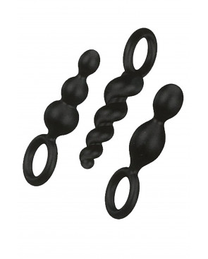Coffret 3 plugs Satisfyer Plugs Noir - CC597159