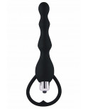 Chapelet anal noir vibrant - CR-AOP057BLK