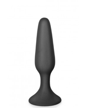 Plug anal noir 11.5cm avec ventouse - CC5700401010