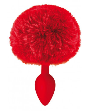 Plug anal pompon rouge - CC5700910030