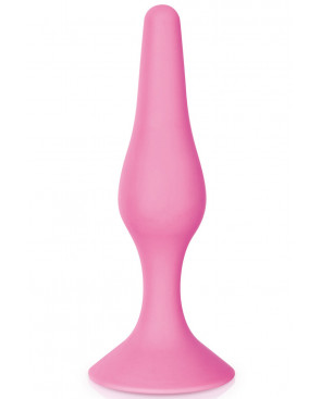 Plug anal ventouse rose taille L - CC5700893050