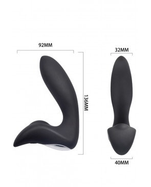 Plug anal vibrant 12 programmes et télecommande USB - CR-CAW011