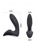 Plug anal vibrant 12 programmes et télecommande USB - CR-CAW011