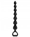 Chapelet plug anal noir 27cm - CC5710042010