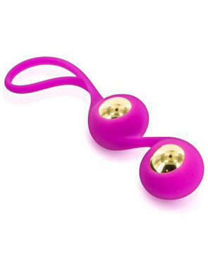 Boules de Geisha ou stimulateur anal plaqué or - CC571000