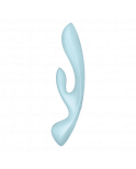 2 en 1 Rabbit point G avec stimulateur de clitoris et Wand Bleu USB Triple Oh Satisfyer - CC597813