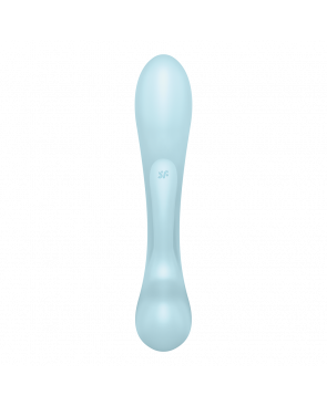 2 en 1 Rabbit point G avec stimulateur de clitoris et Wand Bleu USB Triple Oh Satisfyer - CC597813