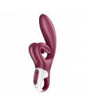 Vibromasseur rabbit point G rouge double stimulation clitoridienne Touch Me Satisfyer - CC597811SA
