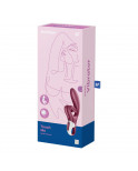 Vibromasseur rabbit point G rouge double stimulation clitoridienne Touch Me Satisfyer - CC597811SA