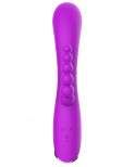 Vibromasseur triple stimulation très puissant violet USB - WS-NV062PUR