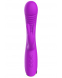 Vibromasseur triple stimulation très puissant violet USB - WS-NV062PUR