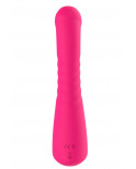 Vibromasseur rabbit rose chauffant avec fonction va-et-vient, USB - WS-NV040