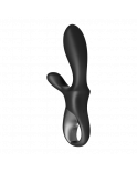 Vibromasseur rabbit noir USB, chauffant et connecté Heat Climax  Satisfyer - CC597791