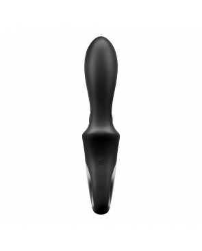Vibromasseur rabbit noir USB, chauffant et connecté Heat Climax  Satisfyer - CC597791