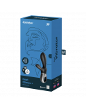 Vibromasseur rabbit noir USB, chauffant et connecté Heat Climax  Satisfyer - CC597791