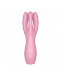 Vibromasseur point G avec stimulateur de clitoris USB rose Threesome 3 Satisfyer - CC597778 Vibromasseur point G avec stimulateur de clitoris USB rose Threesome 3 Satisfyer - CC597778