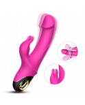 Vibromasseur Rabbit rose 9 modes de vibrations puissantes - USK-V10PNK
