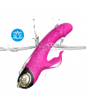 Vibromasseur Rabbit rose 9 modes de vibrations puissantes - USK-V10PNK