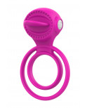 Anneau vibrant à 2 anneaux 1 mode de vibration très extensible rose - COR-043FUS
