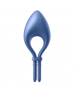 Cockring vibrant connecté USB bleu Bullseye Satisfyer - CC597798