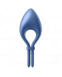 Cockring vibrant connecté USB bleu Bullseye Satisfyer - CC597798