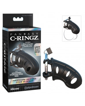Cage de chasteté en silicone pour pénis C-Ringz - R542539
