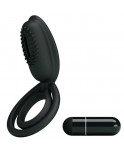 Cockring vibrant en silicone avec stimulateur clitoridien Esther - CC592166