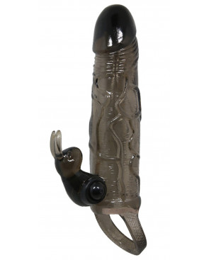 Gaine de pénis noire vibrante - CC5303750010