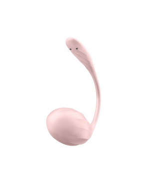 Oeuf vibrant télécommandé rose Ribbed Petal Satisfyer - CC597861