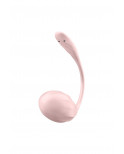 Oeuf vibrant télécommandé rose Ribbed Petal Satisfyer - CC597861