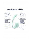 Oeuf vibrant vert menthe Smooth Petal Satisfyer - CC597862