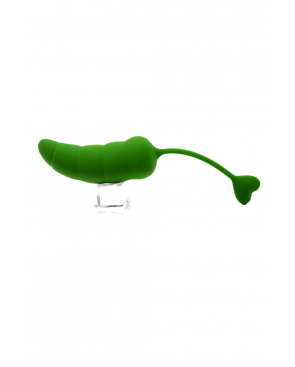 PIMENTO, Un Œuf vibrant avec télécommande, couleur et forme Piment en silicone médical - B137GRE
