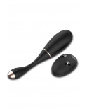 Œuf vibrant télécommandé USB noir avec option commande vocale LOLA-S - WS-NV030