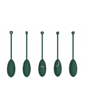 Œuf vibrant Vert Emeraude avec télécommande USB - DAISYGREEN