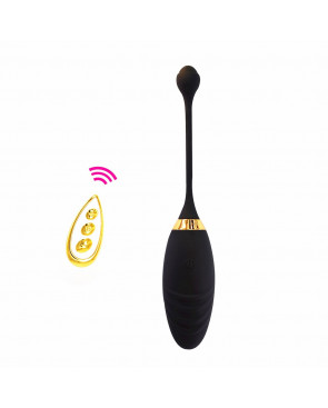 Oeuf vibrant noir avec 10 modes de vibration et 6 vitesses par mode - TOD-076BLK