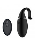 Œuf vibrant noir avec languette à picot pour stimuler le clitoris - TOD-042BLK