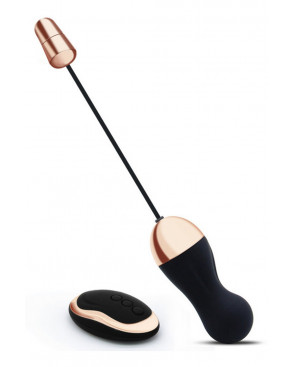 Oeuf vibrant noir 10 vitesses USB - TOD-058BLK