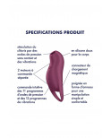 Stimulateur clitoridien couleur pourpre Pocket Pro 1 Satisfyer - CC597860SA