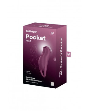 Stimulateur clitoridien couleur pourpre Pocket Pro 1 Satisfyer - CC597860SA