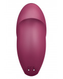 Vibromasseur à poser, stimulateur clitoridien rouge Tap  Climax 1 Satisfyer - CC597858