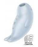 Stimulateur de clitoris vibration et air pulsé USB bleu Seal You Soon Satisfyer - CC597851