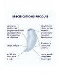Stimulateur de clitoris vibration et air pulsé USB bleu Seal You Soon Satisfyer - CC597851