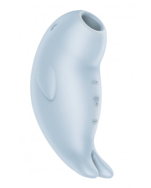 Stimulateur de clitoris vibration et air pulsé USB bleu Seal You Soon Satisfyer - CC597851